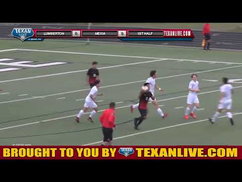 Lumberton vs Mexia - Soccer - Boys - 2019 Regional Quarter finals - 1st half highlights