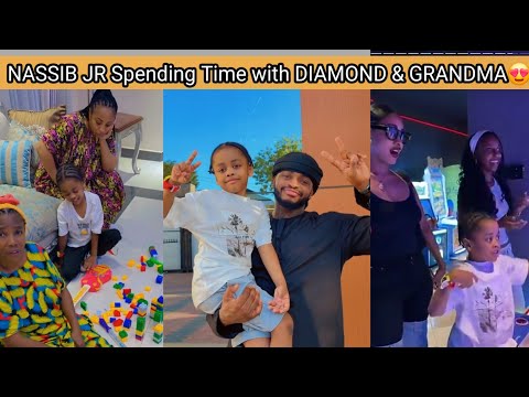 DIAMOND’S Son NASSIB JR & TANASHA Donna at Mama Dagote Raha Tupu 😍 #zuchu #kombolela #glamgossip 