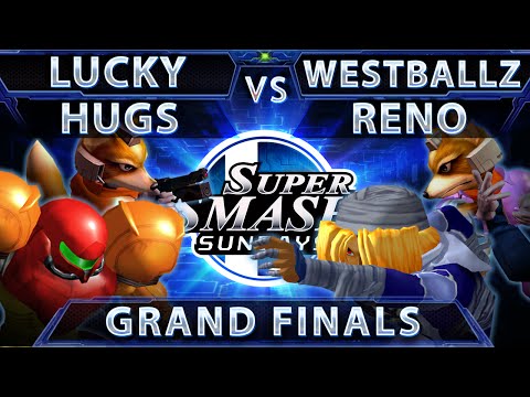 SSS 29 - Lucky & HugS (Red) Vs. Westballz & Reno (Blue) SSBM Grand Finals - Melee
