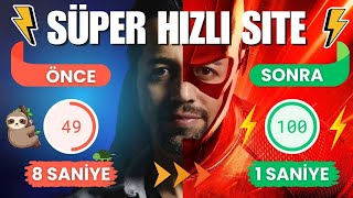 Tek Tıkla Sitenizi İnanılmaz Hızlandırın! WordPress PageSpeed Site Hız