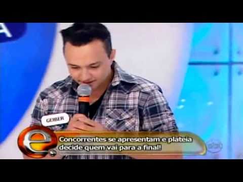 Geiber Dias - Programa Eliana  - Tem um Cantor Gospel la em Casa.