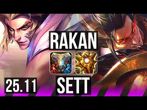 RAKAN & Lucian vs SETT & Mel (SUP) | 3/2/17 | KR Challenger | 25.11