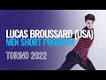 Lucas BROUSSARD USA Men Short Program Torino 2022 JGPFigure