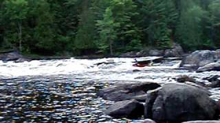 preview picture of video 'Lesha And Sasha ,Madawaska river 2009 , june'