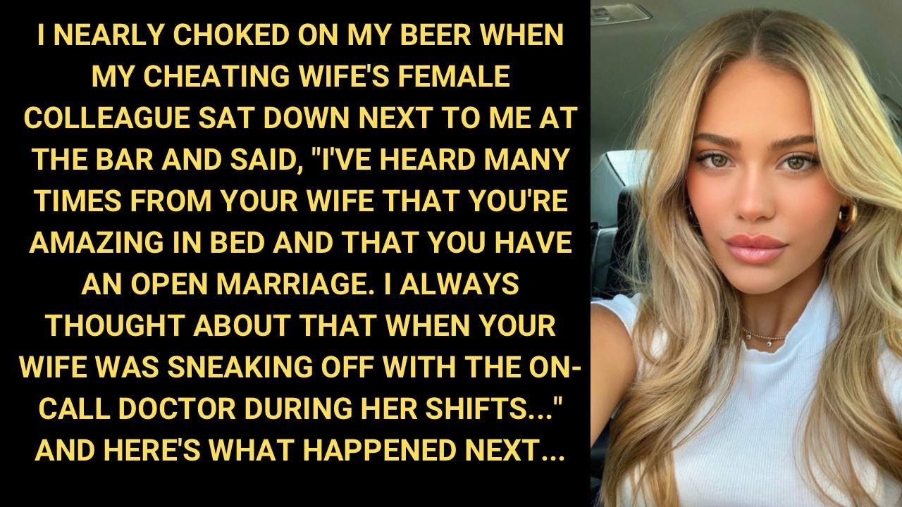 I Nearly Choked On My Beer When My CHEATING Wife's Female Colleague Sat Down Next To Me At The Bar
