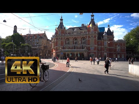Amsterdam City Tour in September | The Netherlands 🇳🇱 Summer 2023 ☀️ 4K HLG HDR