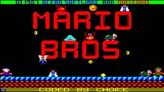 [Amstrad CPC] Mario Bros - Longplay