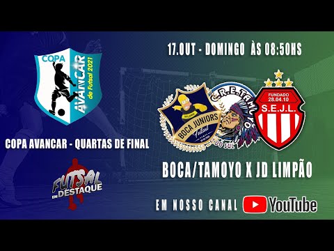 COPA AVANCAR - TAMOIO/BOCAJR X JD LIMPÃO - QUARTAS DE FINAL
