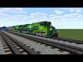 WhatsApp Train In Minecraft Animation