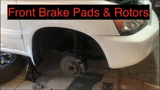 01-07 Toyota Highlander Front Brake Pads and Rotors Replacement