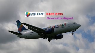 preview picture of video '**Rare** Small Planet 737 At Newcastle'