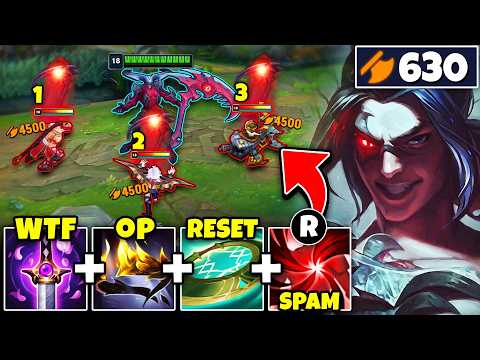 THE MOST BROKEN KAYN BUILD YOU'LL EVER WITNESS! (630 AD - ULT 3 TIMES PER FIGHT)