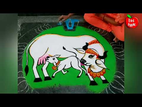 My Traditional Sankranthi muggu 2022||  Dr. Jigisha Pavan || #LikeApple #JigishaPavan #SaanchiDivika