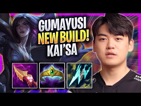 GUMAYUSI TRIES NEW KAI'SA BUILD! - T1 Gumayusi Plays Kai'sa ADC vs Varus! | Season 2023