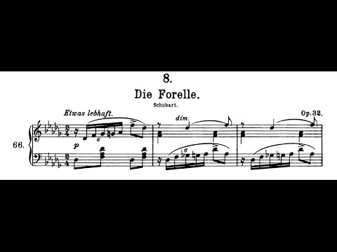 Schubert, Die Forelle op. 32 (score)