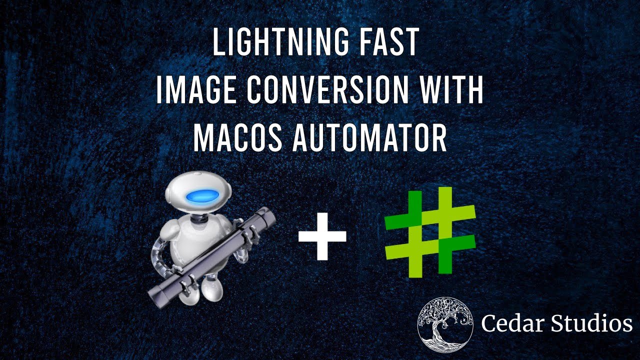 Lightning Fast Image Conversion with MacOS Automator
