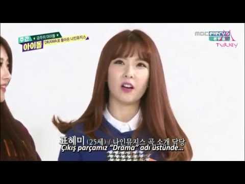 [TR SUB] Nine Muses Weekly Idol Türkçe Altyazılı | 150204