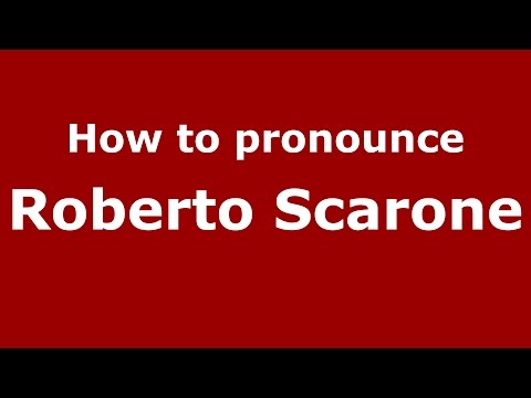 How to pronounce Roberto Scarone (Spanish/Argentina) - PronounceNames.com