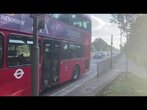 Dennis Trident/ Optare Olympus DOE32 (LX58 CXZ) seen here at Putney Heath on 9/10/21