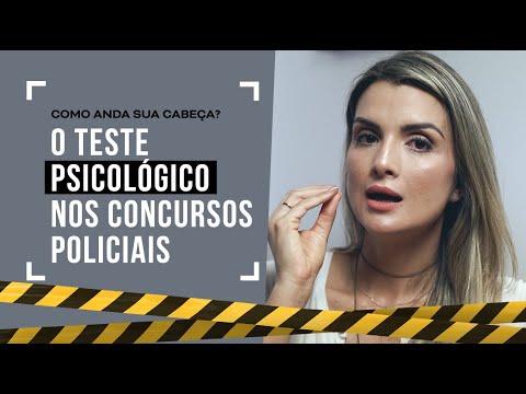 Como é a prova psicológica nos concursos policiais?
