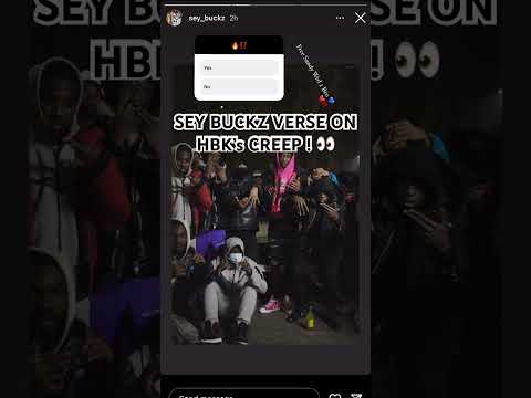 Sheridan rapper Sey Buckz previews his verse on HBK'S recent track CREEP! 👀🔥 #triller#rap