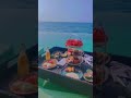 Floating Breakfast Fascinating View In Maldives Shorts Nature Relaxation Maldives