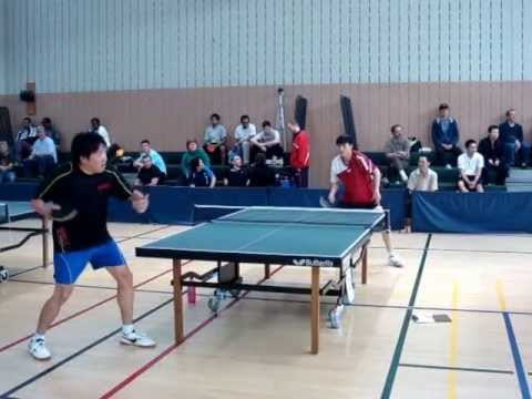VS Wang Qing Liang(2600 chopper) part 2 #1. Semi-final Potomac spring 2013