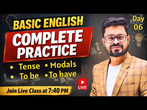 Day 6 | Revision Class - Basic English Complete Practice | English Speaking Practice
