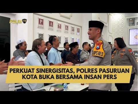 PERKUAT SINERGISITAS, POLRES PASURUAN KOTA BUKA BERSAMA INSAN PERS