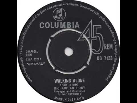 UK New Entry 1963 (261) Richard Anthony - Walking Alone