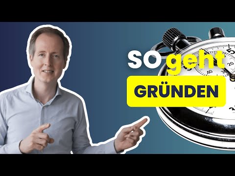 Unternehmen gründen: Alle Schritte in unter 2 Minuten