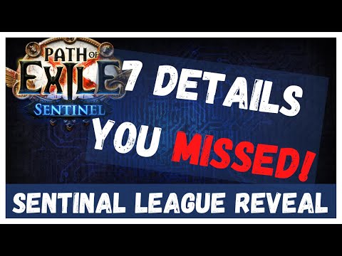 7 Important Details You Probably Didn't Notice in the 3.18 Reveal (Path of Exile Sentinel)