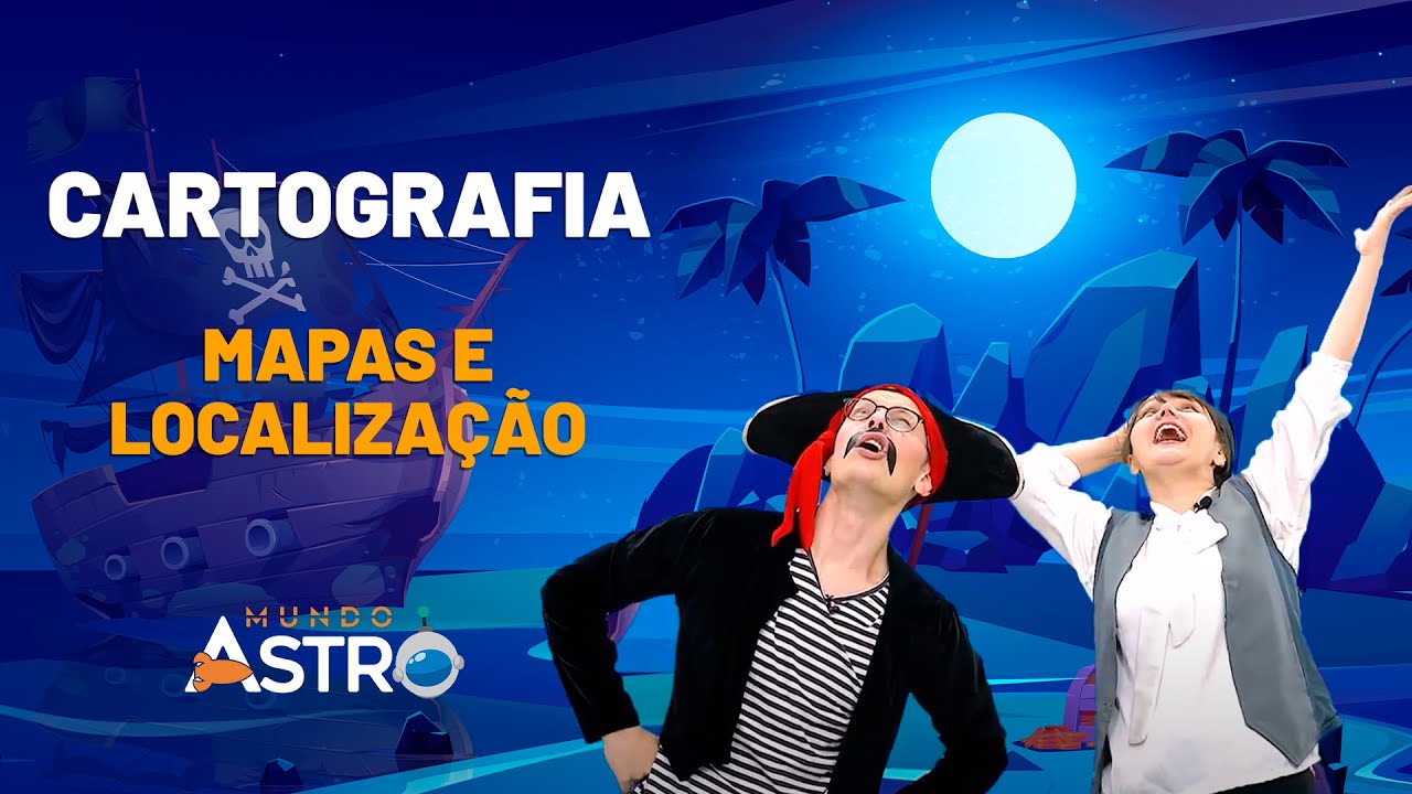 Cartografia: Mapas e localização - Aulinha para o 3º ano do ensino fundamental - Mundo Astro