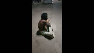 Dog's Intimacy with Pagla Baba