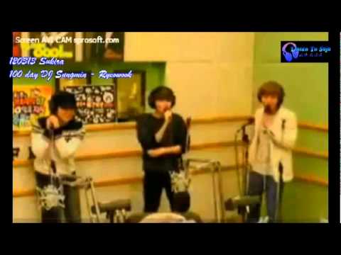 120313 Sukira - Leeteuk, Sungmin, Ryeowook Singing 'Genie' by Heidi