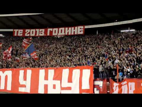 68 godina Crvene zvezde - Po zimi, kisi, suncu, snegu, cela tribina skace