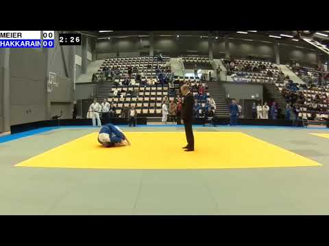 Finnish Judo Open 2018: B18-73: MEIER - HAKKARAINEN