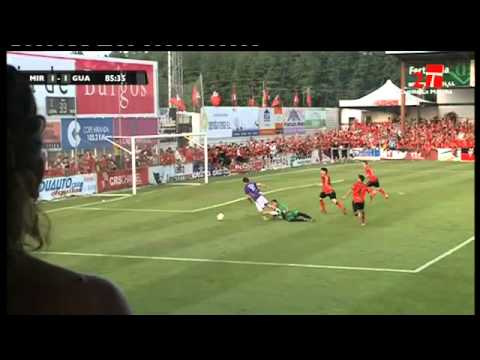 Ascenso a 2ª 2010-2011: Mirandés 1-2 Guadalajara. Goles del Guadalajara