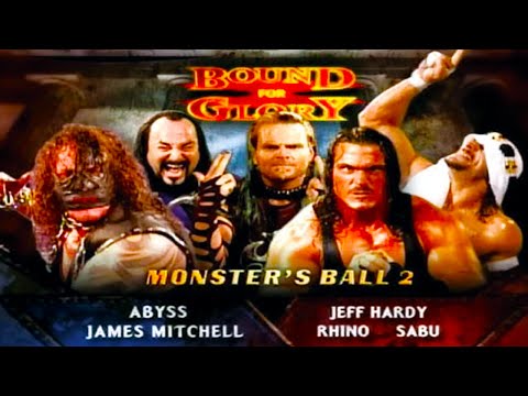 Sabu vs Jeff Hardy vs Rhino vs Abyss (TNA ¨ Monster's Ball¨ Bound For Glory 2005) Highlights