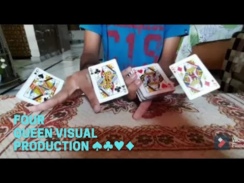 Visual Four Queen Production | Shin Lim magic | Visual card trick | #cardmagic #shinlim #dynamo
