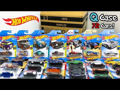 Unboxing Hot Wheels 2018 Q Case 72 Car Assortment!