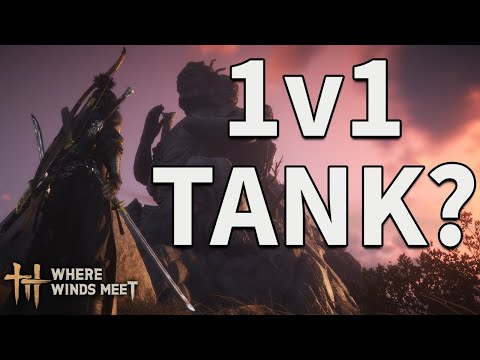 Fighting a World Boss in the PvP Arena — Where Winds Meet (Max Elo)