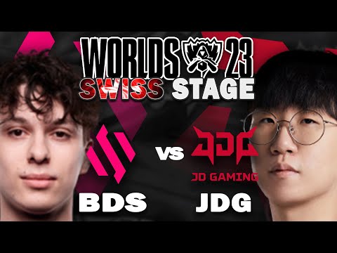 was kann ADAMS GAREN gegen JDG ausrichten? | BEST OF 1 | BDS vs JDG | WORLDS 2023 SWISS STAGE