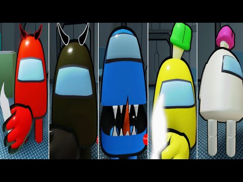 AMONG US ALL JUMPSCARES!!