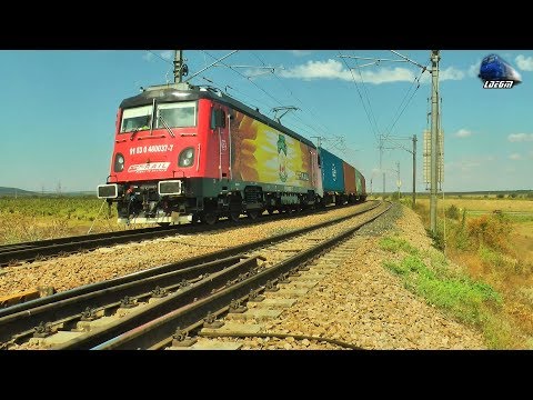 Trenuri de Călători & Marfă & Barje/Passenger & Freight Trains & Barges in Poarta Albă 05 Sept 2019