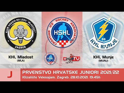 PH 2021/22 Juniori - KHL Mladost vs KHL Munje