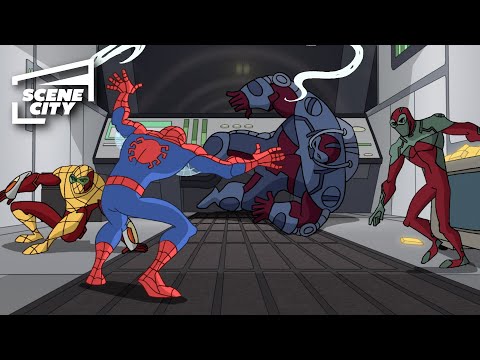 Spider-Man Throws a Curve Ball at the New Enforcers | The Spectacular Spider-Man (2008)