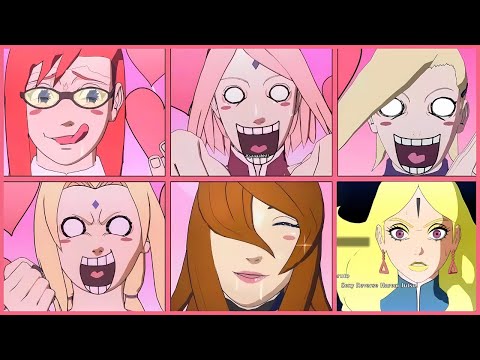 Naruto x Boruto: Ultimate Ninja Storm Connections – Reverse Harem Jutsu (All Reactions)