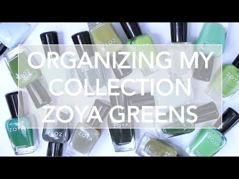 All of Zoya's Green Creams // Green Comparison Series #1
