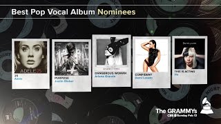 Best Pop Vocal Album Nominees | The 59th GRAMMYs